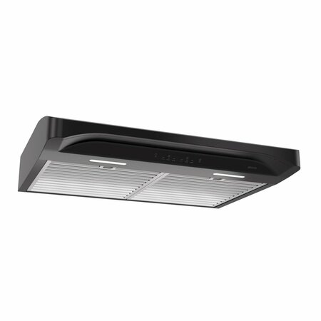 ALMO ALTA III 30-in. Under Cabinet Convertible Hood with 400 CFM Blower and 3 Fan Speeds BQLA130BL